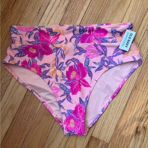 NWT Old Navy Pink Floral Bikini Bottoms